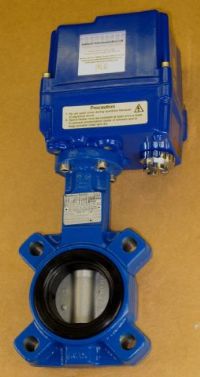 (250) Electrically Actuated Lugged Butterfly Valve